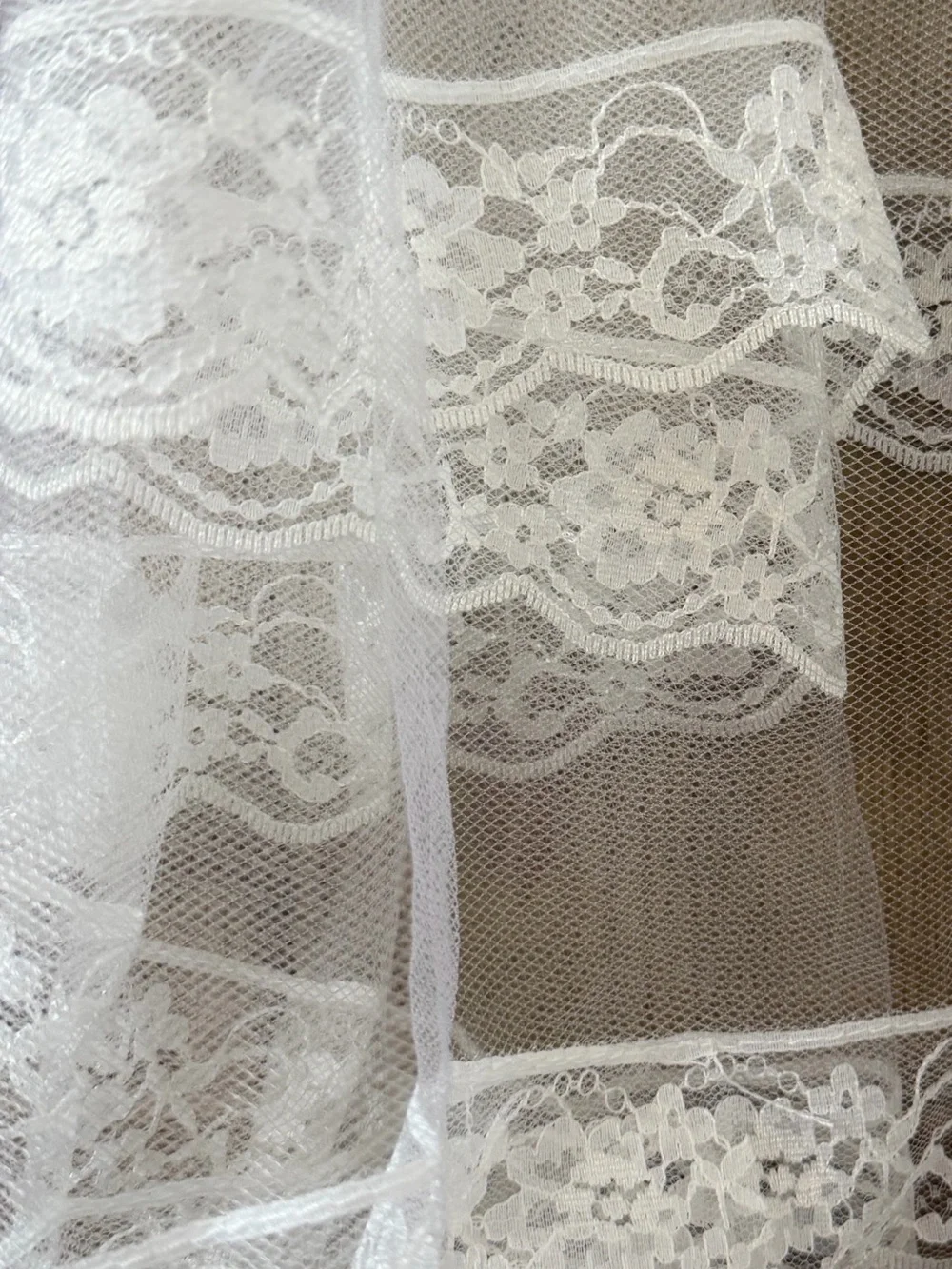 San Francis Imports First Communion Veil with Pearl Tiara Headband 18“ Veil
